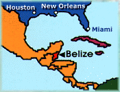 Click here for a page with a LARGE map of Belize, long download, but nice map!